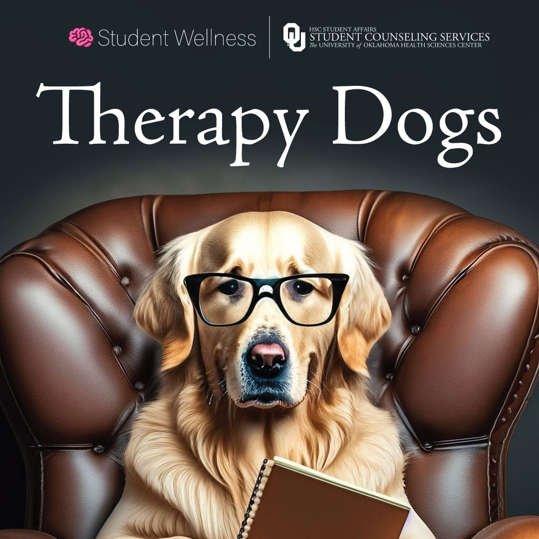 Therapy Dog Wednesday! Students