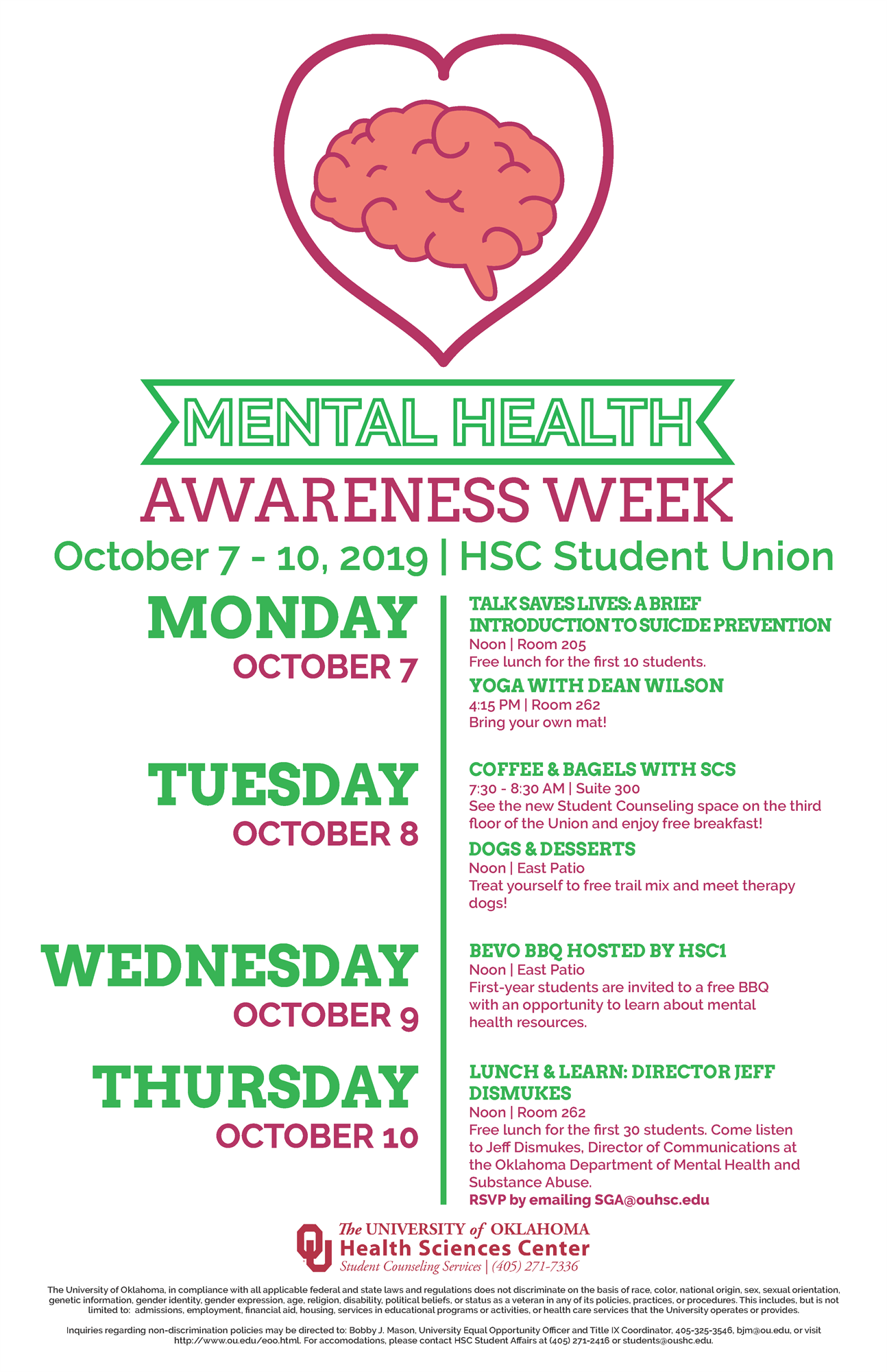 Mental Health Awareness Week Students