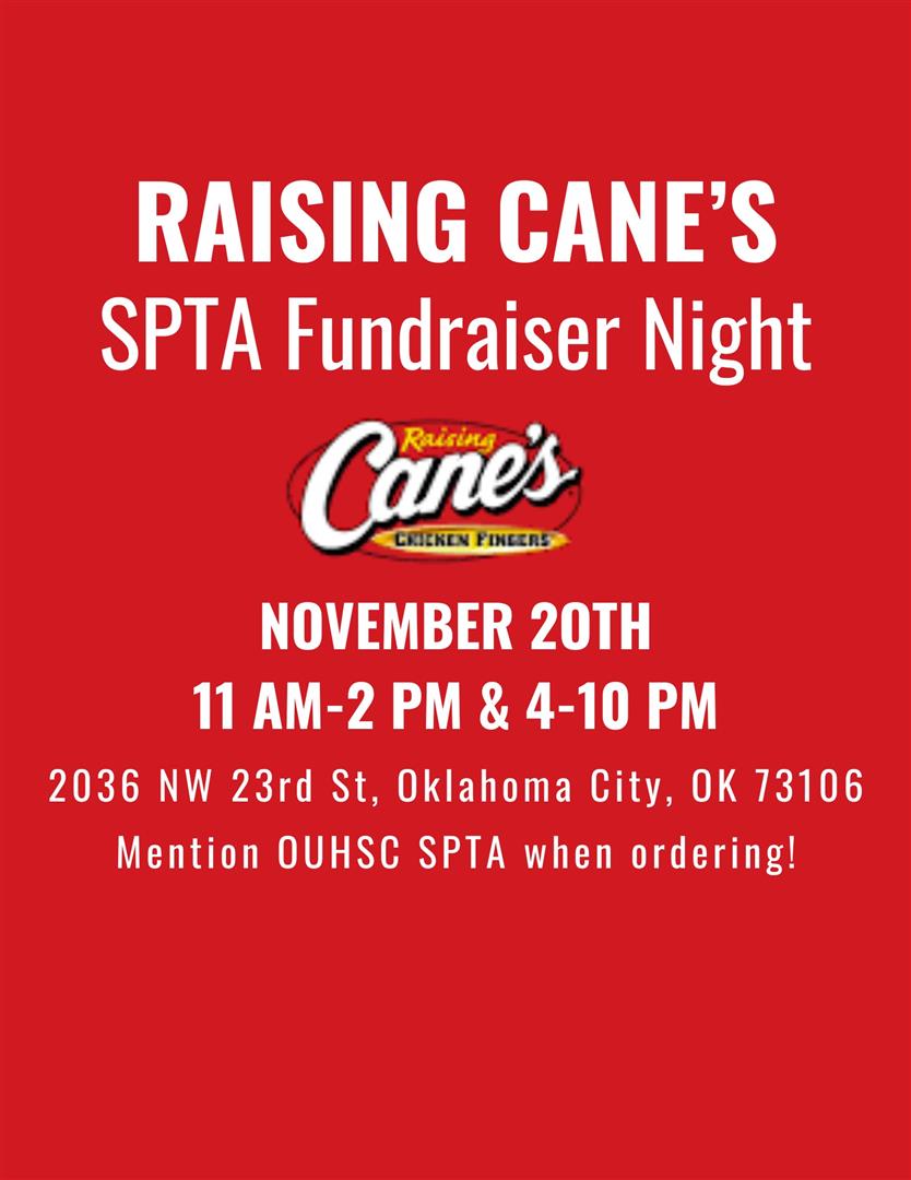 SPTA Fundraising Night Raising Cane’s on 23rd Street from 112 & 410