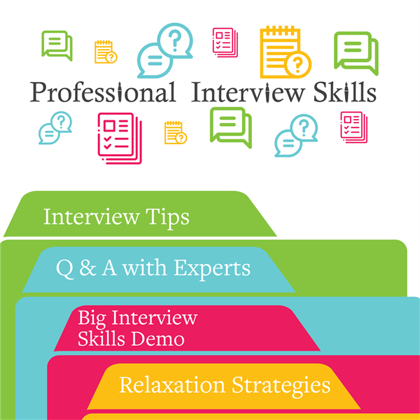 Professional interview skills students
