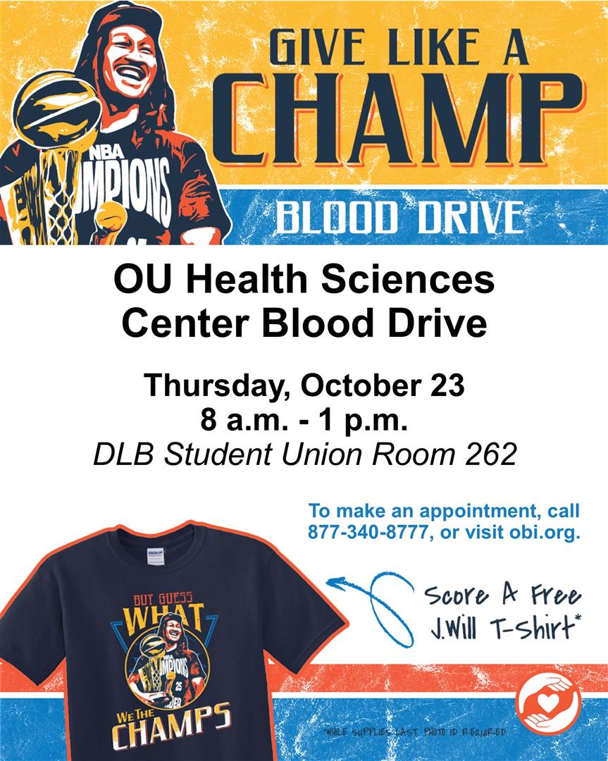 Give Like a Champ Blood Drive