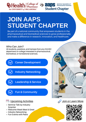AAPS Student Chapter Kickoff + Industry Seminar: Reprogramming the...