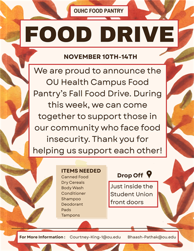 OU HSC Food Pantry Food Drive