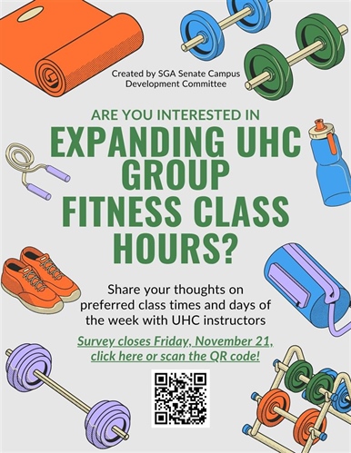 Expanding UHC Group Fitness Class Hours