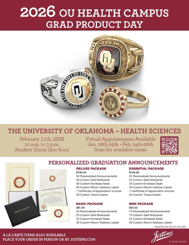 Virtual Appointments | Jostens Announcements & OU Tradition Ring