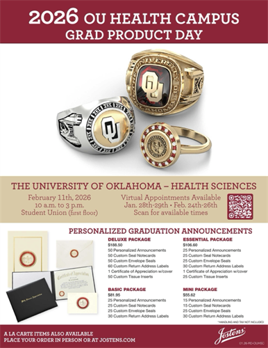 Virtual Appointments | Jostens Announcements & OU Tradition Ring