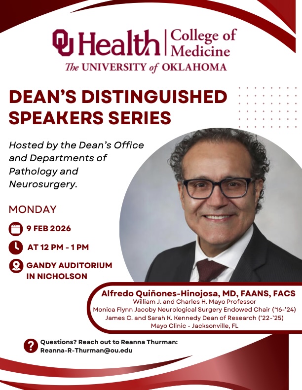 Dean’s Distinguished Speaker Series: Dr. Alfredo Quiñones-Hinojosa