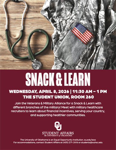 Military Medicine Snack and Learn