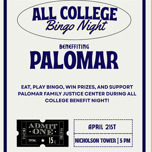 All College Bingo Night