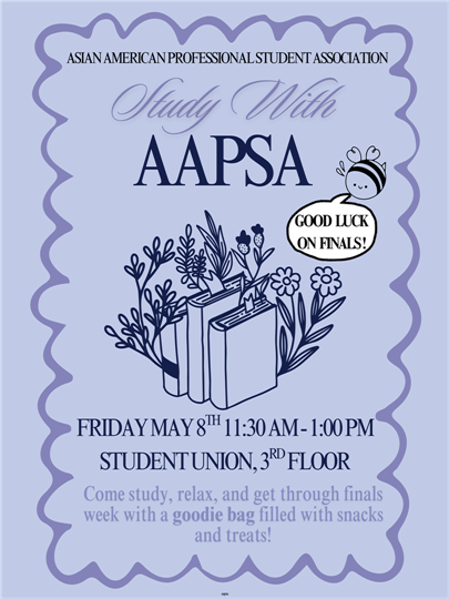Join Us for a Finals Study Session + Free Goodie Bags!