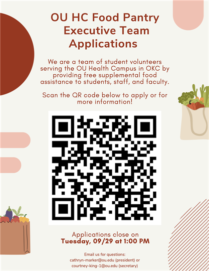 Food Pantry Executive Applications
