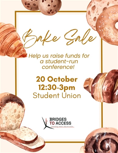 Bridges to Access Bake Sale